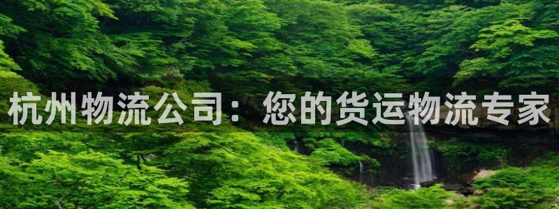 28圈注册与教程：杭州物流公司：您的